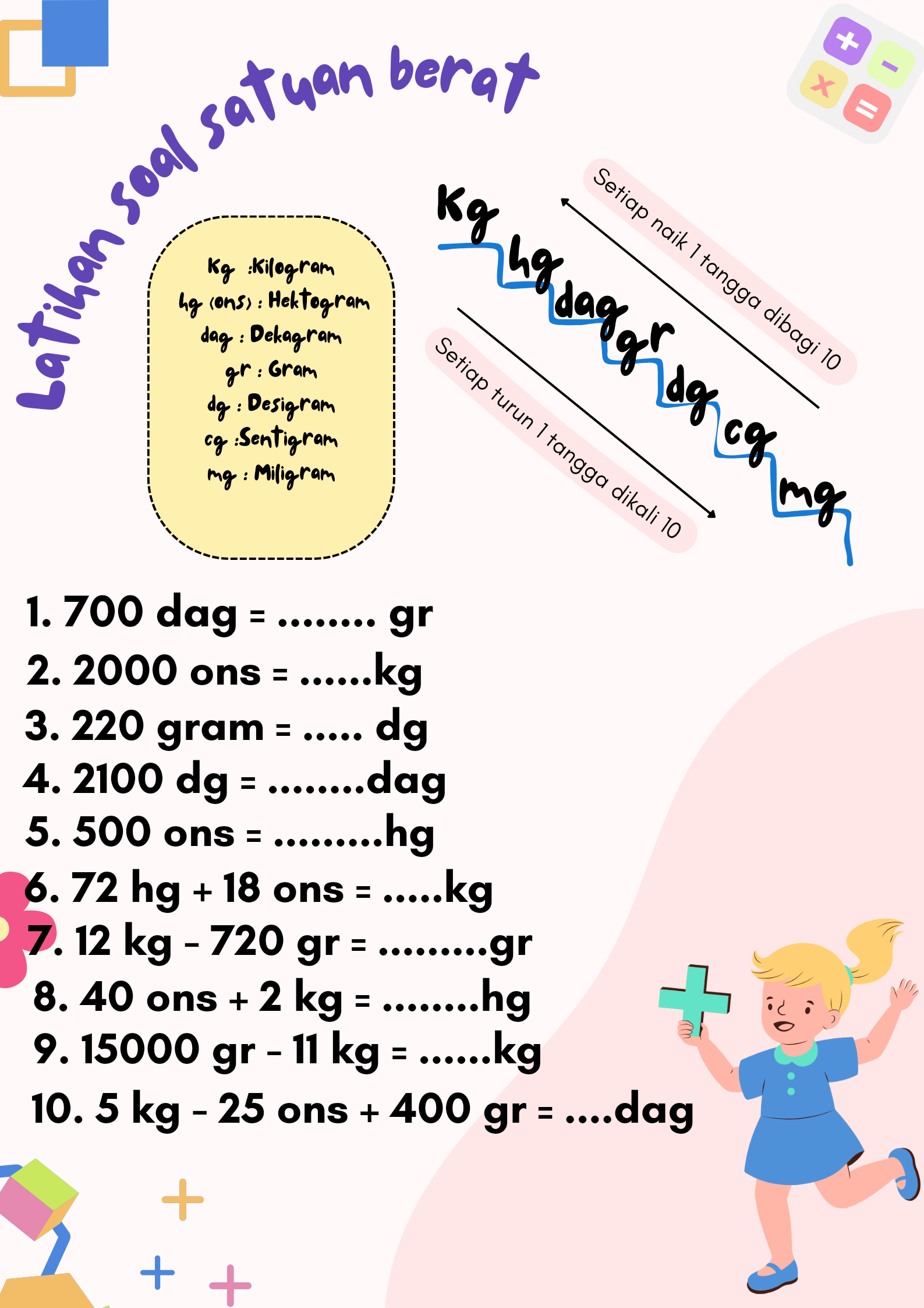 Soal Matematika Satuan berat kelas 3 SD Gambar selamat hari ibu Ide Soal Matematika Satuan berat kelas 3 SD Gambar selamat hari ibu Ide