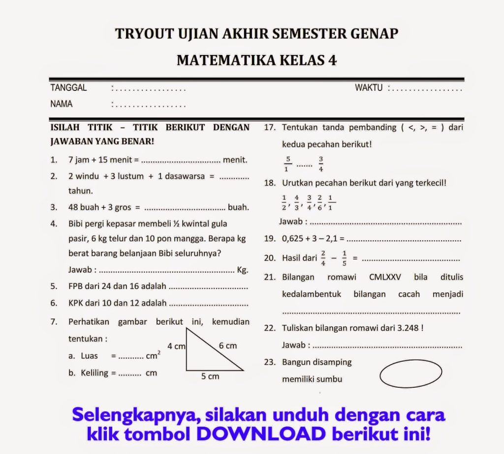 5 Rahasia Analisis Soal Kelas 4 Kurikulum 2013 yang Wajib Diketahui Orang Tua Sebelum Terlambat
