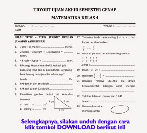 Materi Matematika Kelas 4 Sd Kurikulum 2013 Dalchaebi