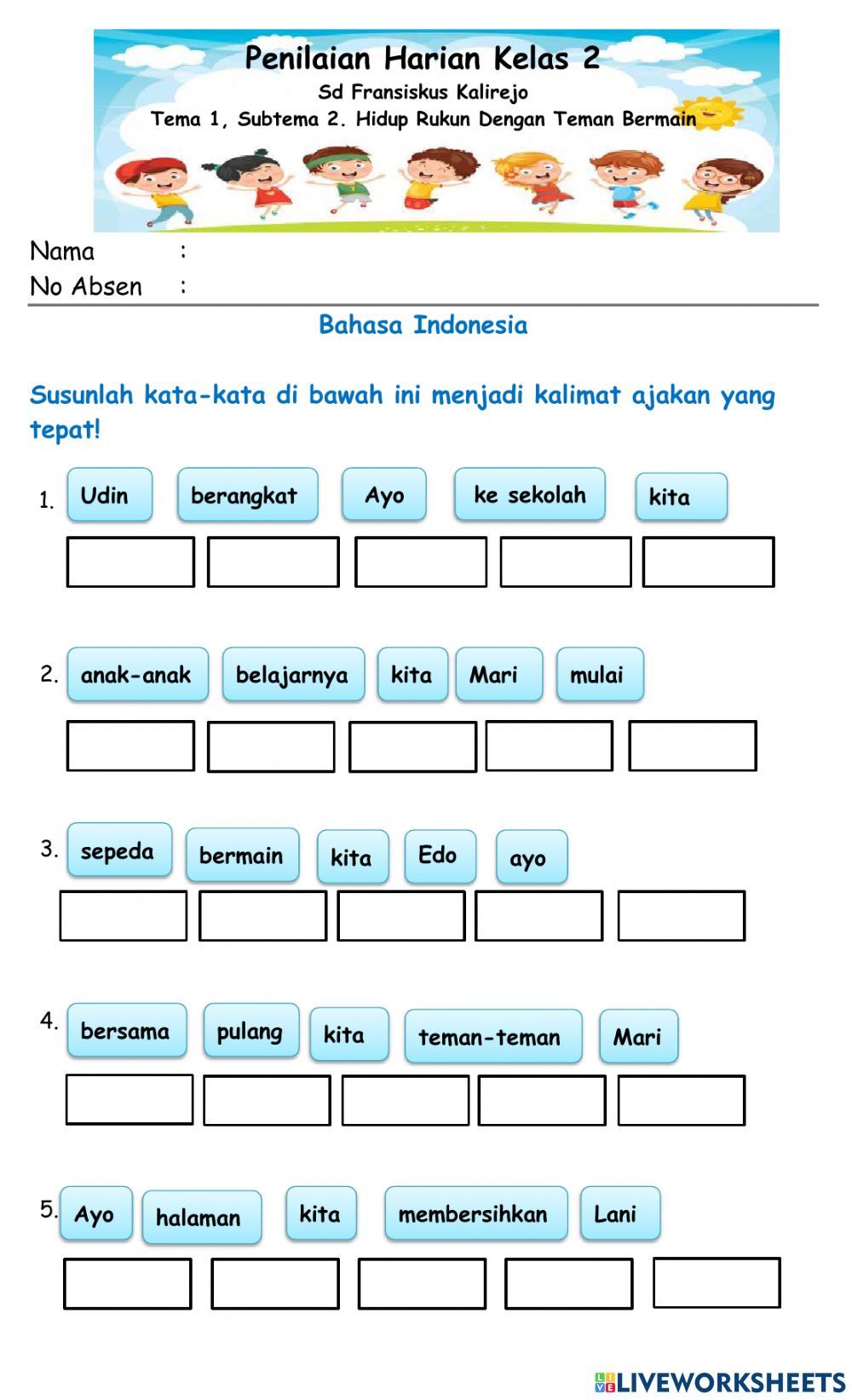 Mengenal Tanda Koma Sahabat Kecil dalam Kalimat untuk Adik-adik Kelas 1 SD Mengenal Tanda Koma Sahabat Kecil dalam Kalimat untuk Adik-adik Kelas 1 SD