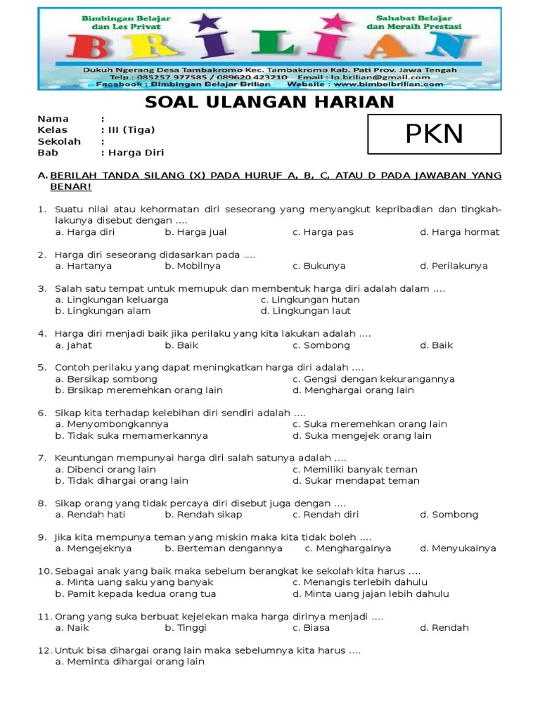 7 Contoh Soal Kelas 3 PKN Musyawarah yang Sering Keluar di Ujian Terbaru 2026