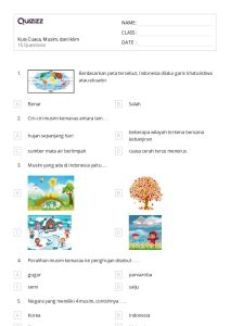 50 lembar kerja musim untuk Kelas 3 di Quizizz Gratis Dapat Dicetak