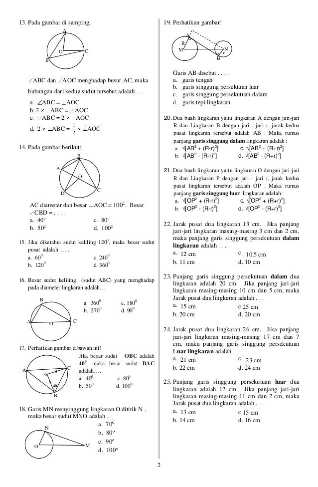 Soal Dan Jawaban Matematika Kelas 8 Dalchaebi