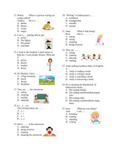 Mengenal Dunia Pakaian dalam Bahasa Inggris untuk Siswa Kelas 3 SD