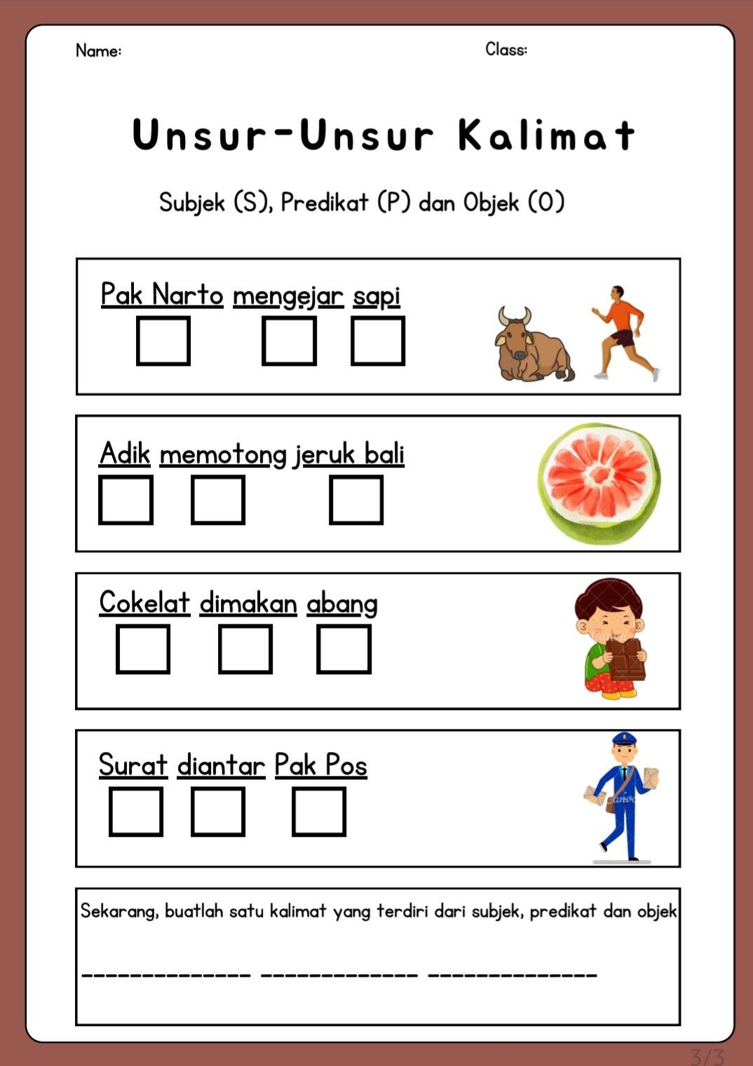 Latihan Soal Bahasa Indonesia Kelas 6 Sd