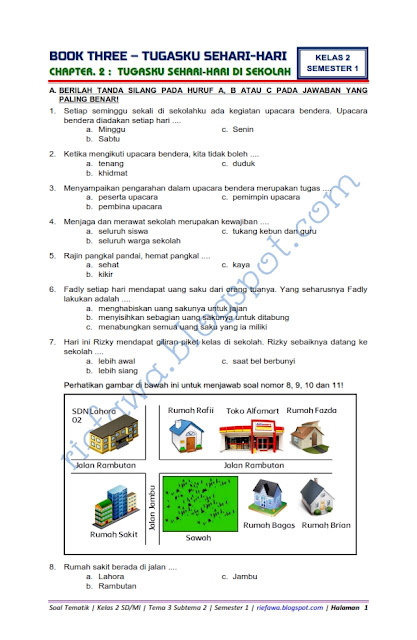 Rahasia Lulus Ujian dengan Contoh Soal Tematik Kelas 2 Tema 2 Subtema 3 Terbaru Rahasia Lulus Ujian dengan Contoh Soal Tematik Kelas 2 Tema 2 Subtema 3 Terbaru