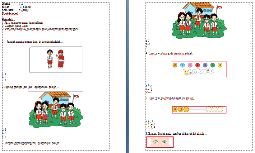 Ternyata Ini Kunci Jawaban dan Contoh Soal Tematik Kelas 1 SD Kurikulum 2013 yang Sering Muncul di Ujian Ternyata Ini Kunci Jawaban dan Contoh Soal Tematik Kelas 1 SD Kurikulum 2013 yang Sering Muncul di Ujian