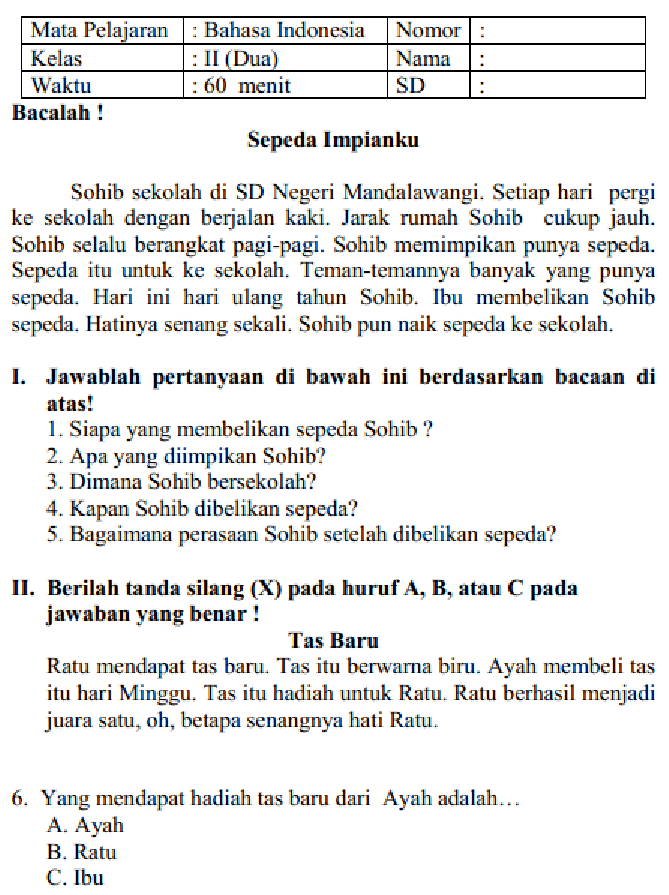 Persiapan Cerdas Menghadapi UAS 1 Kelas 2 SD Panduan Lengkap dengan Persiapan Cerdas Menghadapi UAS 1 Kelas 2 SD Panduan Lengkap dengan