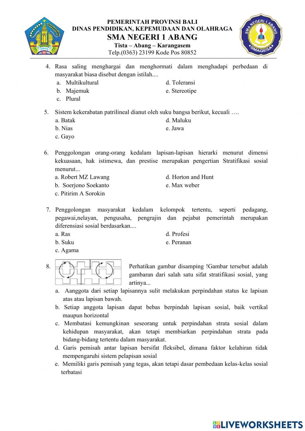 Wajib Tahu Bocoran soal antropologi kelas x semester 1 kurikulum 2013 Terbaru Wajib Tahu Bocoran soal antropologi kelas x semester 1 kurikulum 2013 Terbaru