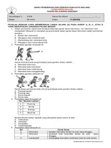 Gerakan Dominan dalam Gobak Sodor PDF